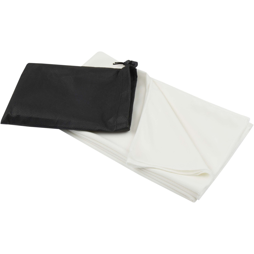 Logotrade promotional item image of: Lucas RPET sport towel 70x140 cm