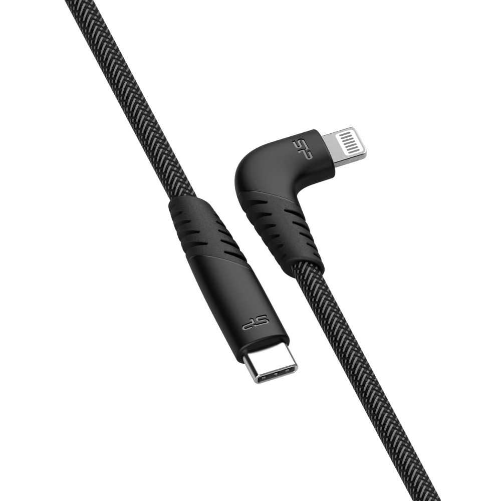 Logotrade promotional gifts photo of: DATA TRANSFER CABLE Boost Link Nylon LK50CL Type C Lightning