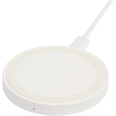 Logotrade promotional item image of: Freal 15W recycled plastic wireless charging pad