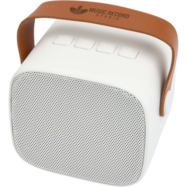 Logo trade promotional items image of: Diya 3W wireless recycled plastic speaker