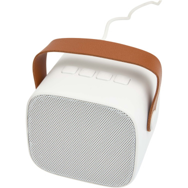Logo trade promotional merchandise photo of: Diya 3W wireless recycled plastic speaker