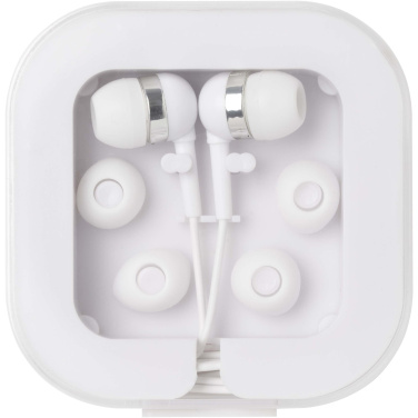 Logotrade promotional merchandise image of: Dofida wired Type-C earbuds with recycled plastic storage box