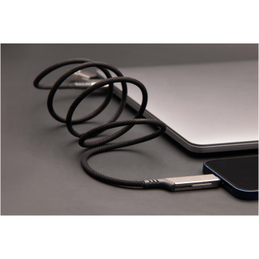 Logo trade promotional giveaway photo of: SCX.design C52 100W 4-in-1 rPET magnetic ultra fast charging cable 