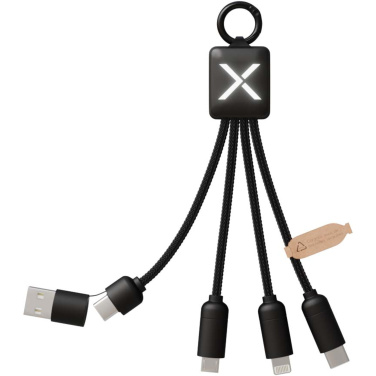 Logo trade promotional items picture of: SCX.design C13 15W 5-in-1 charging cable