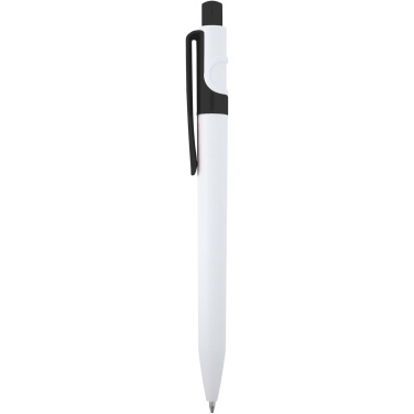 Logo trade advertising products image of: Unica recycled plastic ballpoint pen (blue ink)