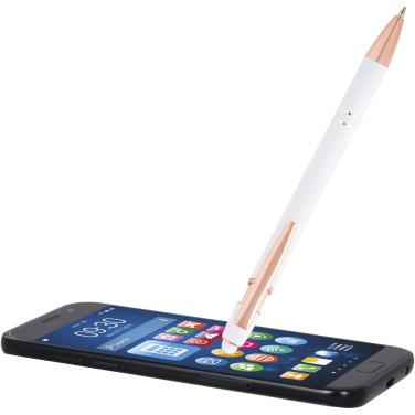 Logo trade promotional giveaways picture of: Nanna ballpoint pen with rose gold finish (black ink)