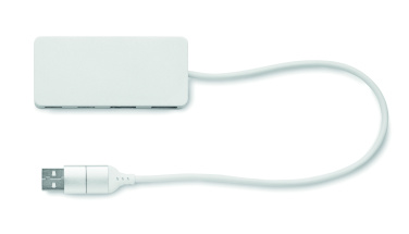 Logo trade promotional gift photo of: USB hub 4 ports 27,5 cm