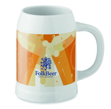 Logo trade business gifts image of: Sublimation beer mug 500 ml