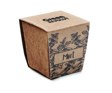 Logotrade promotional item picture of: Mint seeds growing kit