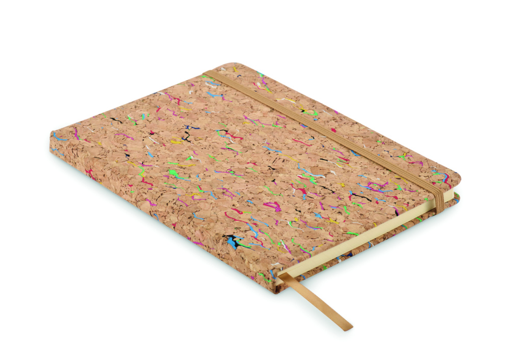Logotrade promotional products photo of: A5 cork coloured notebook