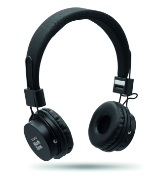 Logotrade business gift image of: ABS wireless foldable headphone