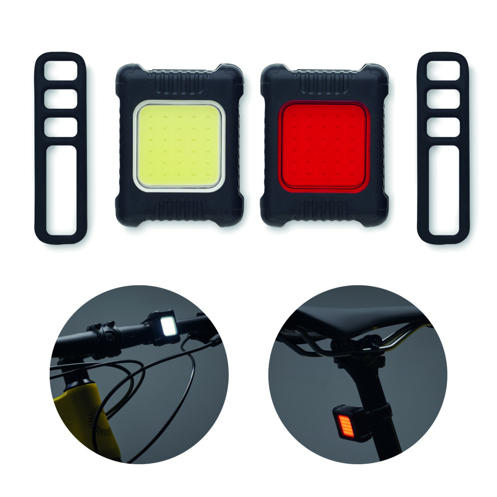Logotrade promotional items photo of: Rechargeable bike light set
