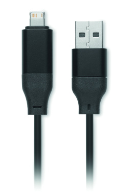 Logo trade promotional giveaway photo of: Key ring with 4 in 1 60W cable