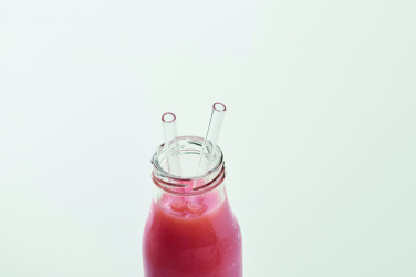 Logotrade promotional merchandise image of: 4 reusable glass straws