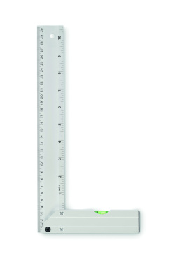 Logo trade promotional giveaways picture of: Aluminium level ruler 30 cm