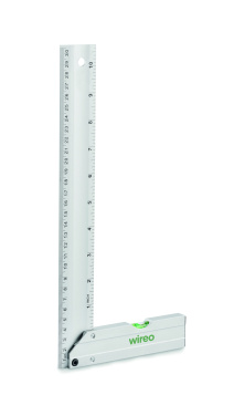 Logo trade promotional gifts image of: Aluminium level ruler 30 cm