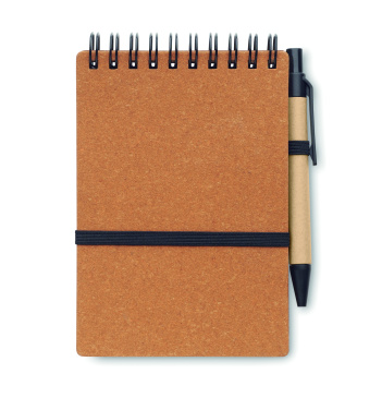 Logotrade promotional products photo of: Recycled notebook with ball pen