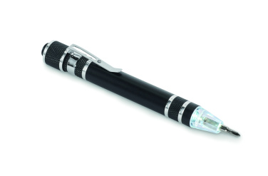 Logo trade promotional giveaway photo of: recycled multi tool pen