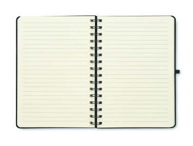 Logo trade promotional merchandise image of: A5 notebook with phone holder
