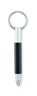 Logo trade promotional merchandise image of: Key ring with twist action pen