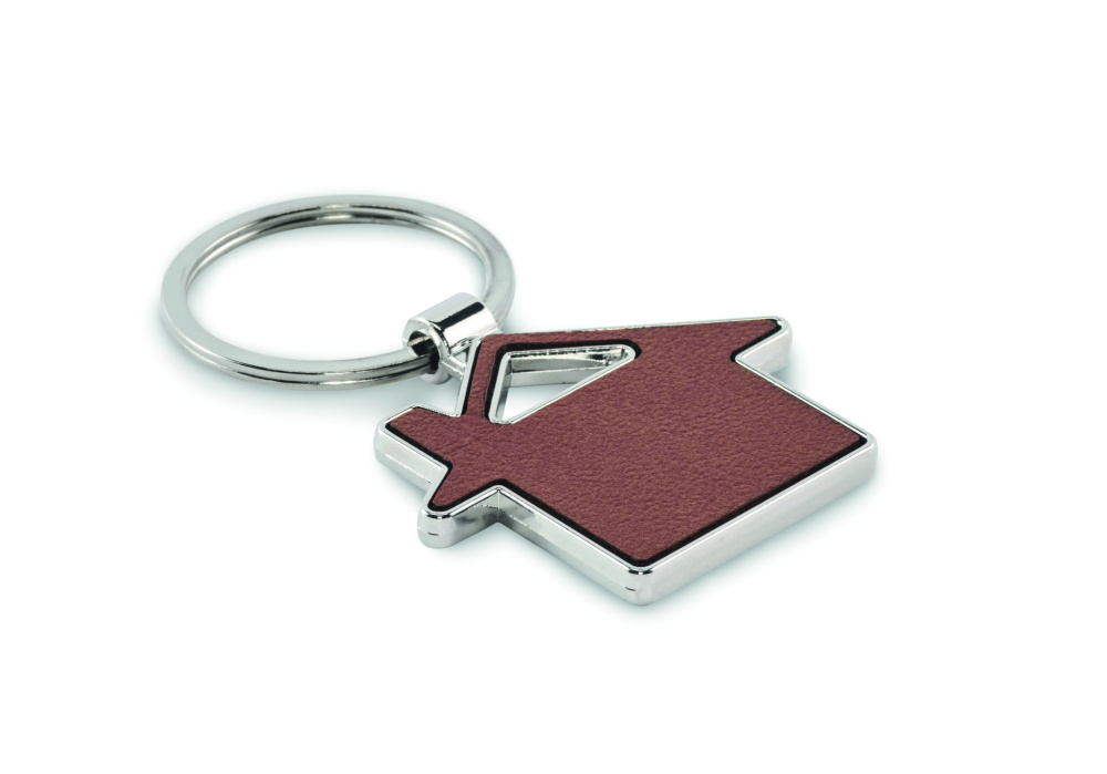 Logotrade promotional merchandise picture of: House shaped key ring