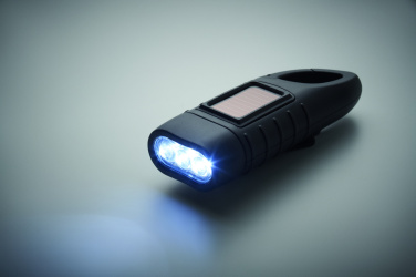 Logotrade advertising product image of: Solar torch with dynamo crank