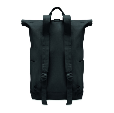 Logo trade advertising products picture of: Roll top backpack 390 gr/m²