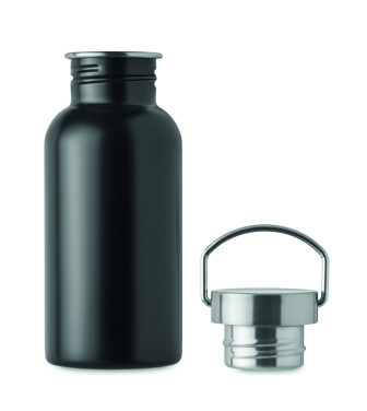 Logo trade business gifts image of: Single wall bottle 500 ml