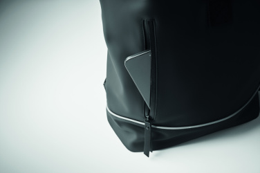 Logo trade promotional gifts image of: Laptop 15" roll top PU backpack