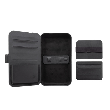 Logotrade promotional item picture of: Swiss Peak RCS recycled travel case with 3 in 1 charger