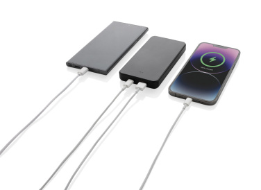 Logotrade promotional product image of: Boostcore RCS recycled plastic powerbank 10.000mAh USB C