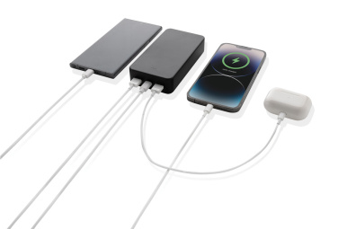 Logo trade promotional giveaway photo of: Boostcore RCS recycled plastic powerbank 20.000mAh USB C