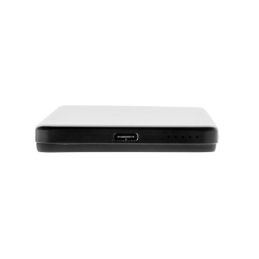 Logotrade business gift image of: Orion RCS recycled aluminum 5000 mah 5W magnetic powerbank