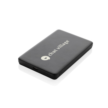 Logotrade promotional item picture of: Orion RCS recycled aluminum 5000 mah 5W magnetic powerbank