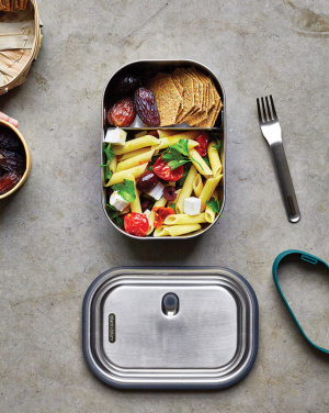 Logo trade promotional product photo of: Black+Blum Stainless Steel Lunch Box Large
