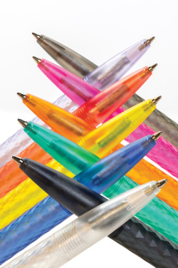 Logo trade advertising product photo of: X3 GRS recycled PC plastic pen frosted
