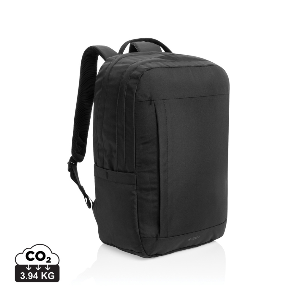 Logo trade promotional items picture of: SP Aware™ RPET Edin 100% recycled 15.6 inch laptop backpack