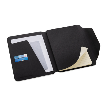 Logotrade promotional item picture of: Teri AWARE™ RPET and walnut A5 portfolio