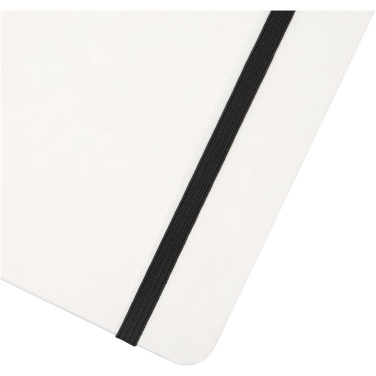 Logotrade promotional gift image of: Holm A5 stone paper hard cover notebook with lined pages