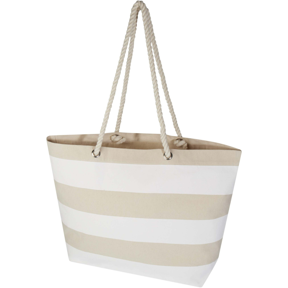 Logo trade promotional item photo of: Florida 270 g/m² GRS recycled beach tote bag 18L