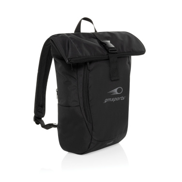 Logo trade promotional giveaways image of: Swiss Peak Aware™ RPET Leonard 15.6 inch laptop backpack