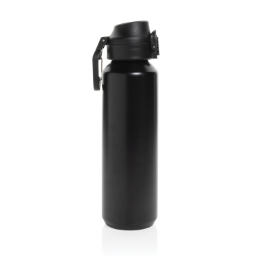Logotrade promotional product image of: Via RCS Re-steel lockable sport bottle 600ML