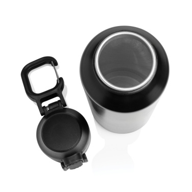 Logotrade promotional merchandise photo of: Via RCS Re-steel lockable sport bottle 600ML
