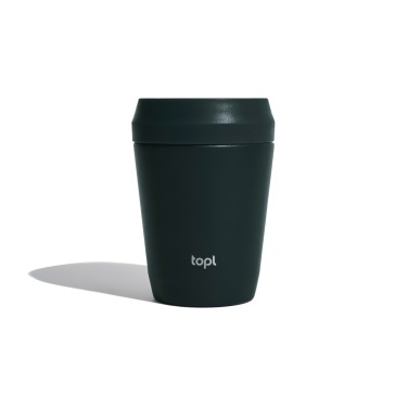 Logotrade promotional product picture of: Topl Recycled Steel To Go Tumbler Patented 360 Lid 235ml