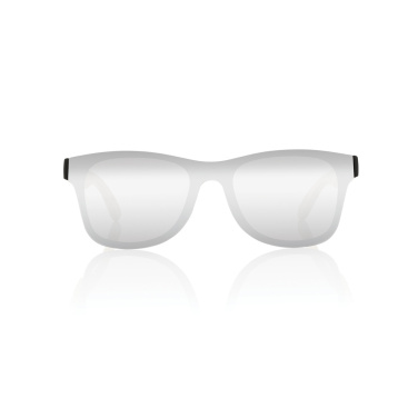 Logo trade advertising product photo of: Prism RCS recycled plastic sunglasses with bamboo frame