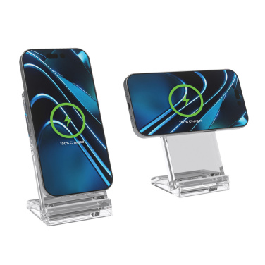 Logotrade promotional merchandise picture of: Magcharge 15W magnetic wireless charging stand