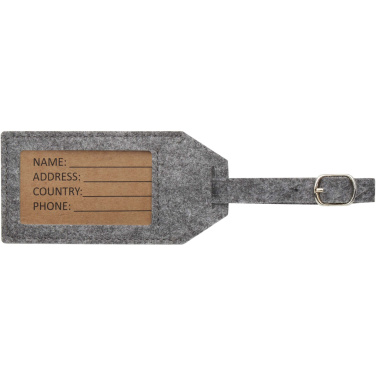 Logo trade corporate gifts image of: Tie luggage tag