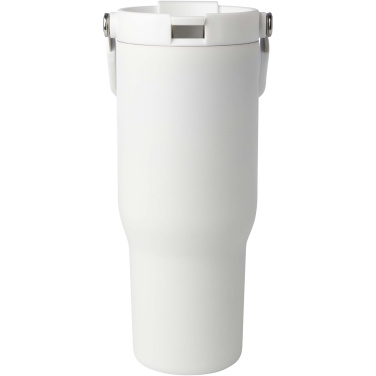 Logotrade business gift image of: Bronx 900 ml RCS recycled stainless steel copper vacuum insulated tumbler with dual function lid
