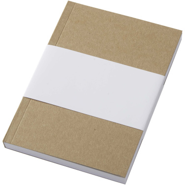 Logo trade advertising products image of: Novella Austen A6 recycled soft cover kraft notebook - 100 sheets