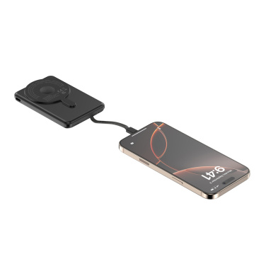 Logo trade promotional merchandise picture of: Urban Vitamin Redwood 5in1 5000mah 20W PD magnetic powerbank